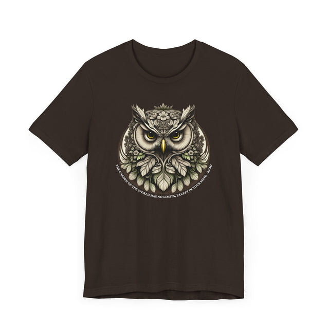 Owl Garden of the World T-shirt, Rumi Shirt