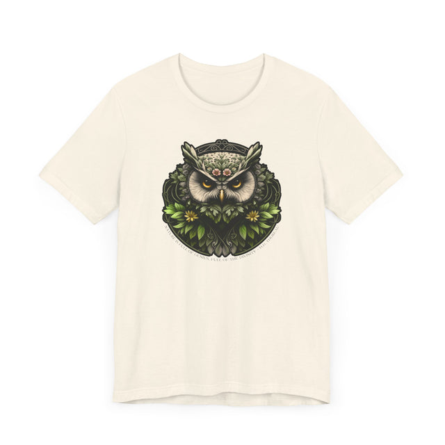 Owl Nature is Full of Genius T-shirt, H.D. Thoreau Shirt