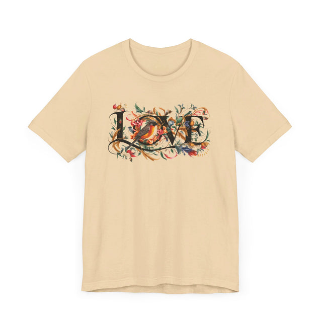 Love Bird Robin T-shirt, Bird Lover T shirt