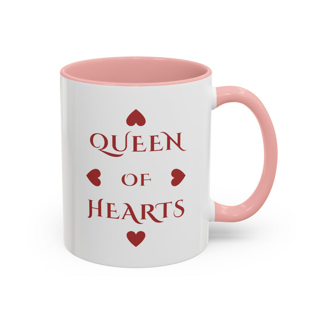 Queen of Hearts,Playing card mug,Mother's Day Gift,Card Player Cup,Valentine's Gift,Gift for her,New Mom Gift,Gift for Wife,Poker shirt