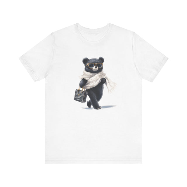 Fashionista Bear T-Shirt, Fashion Bear too, Fashion Gift, Gift For Her