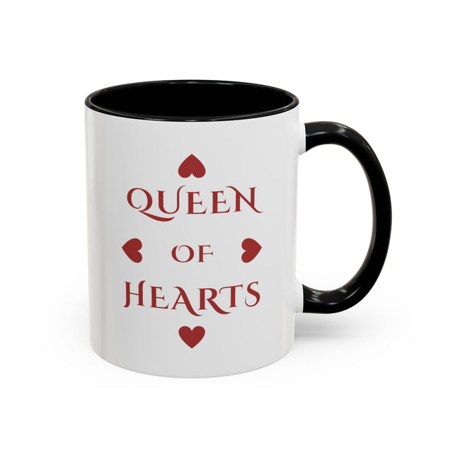 Queen of Hearts,Playing card mug,Mother's Day Gift,Card Player Cup,Valentine's Gift,Gift for her,New Mom Gift,Gift for Wife,Poker shirt