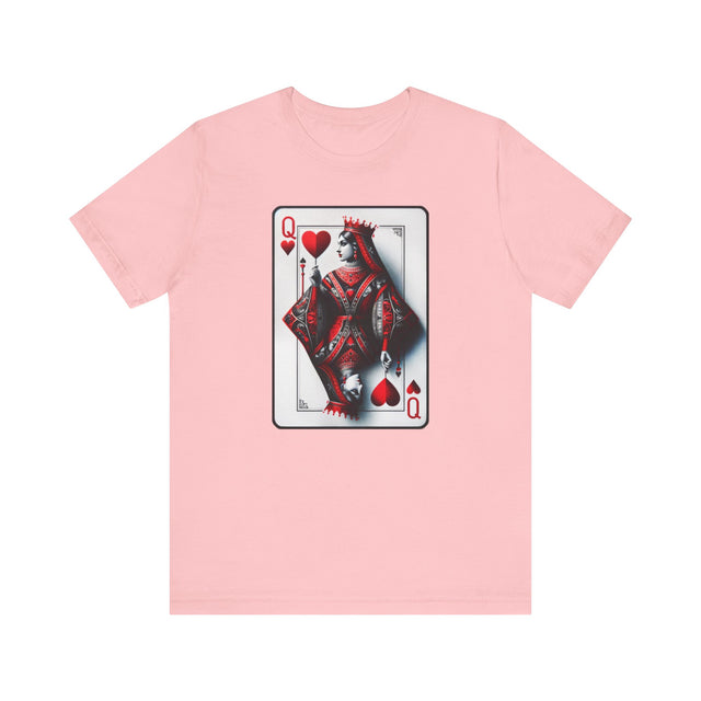 Queen of Hearts,Playing card shirt,Mothers Day Gift,Mystical Cards Tee,Valentine's Gift,Gift for her,New Mom Gift,Gift for Wife,Poker shirt