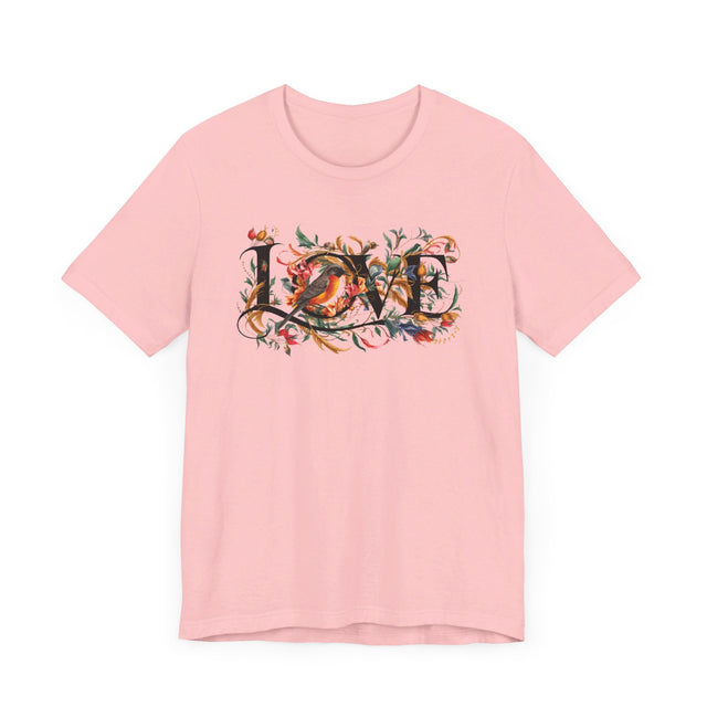 Love Bird Robin T-shirt, Bird Lover T shirt