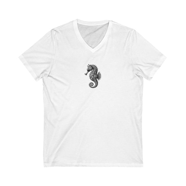 Filigree Seahorse tee, Sea lover t-shirt, Ocean animals t-shirt, Nautical Tee