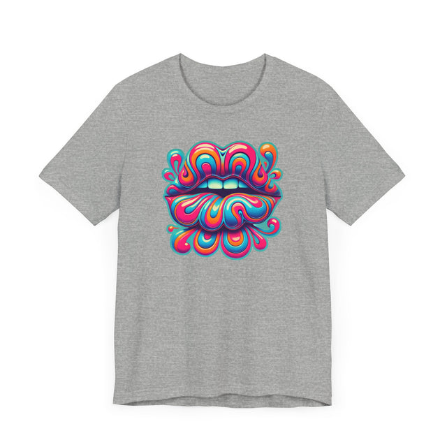 Psychedelic Blue Lips T-shirt