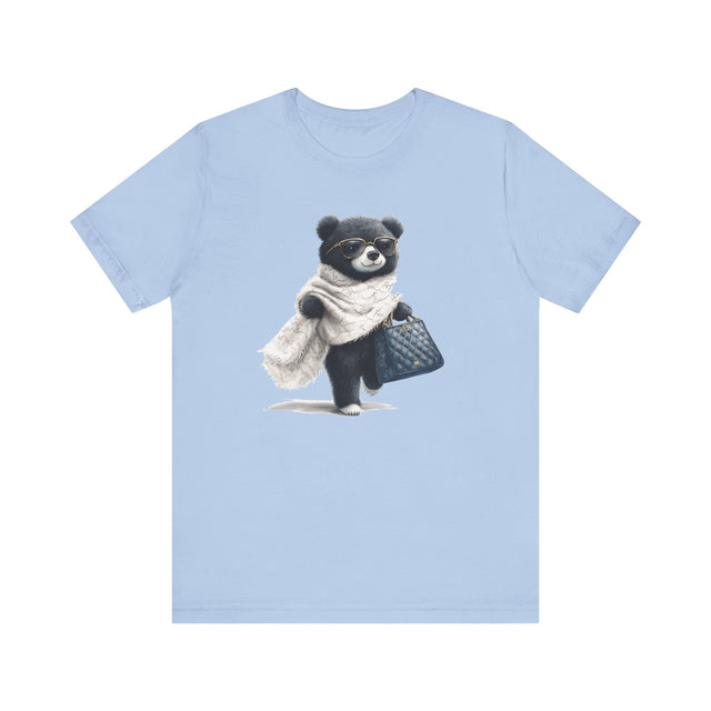 Coco Bear T-Shirt, Fashionista Bear Tee, Great Gift for her, Adorable Fashion Gift