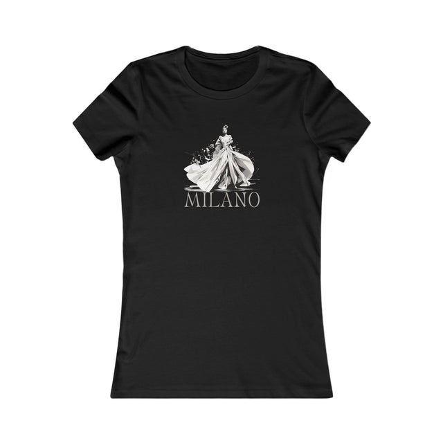 Milano Fashion Illustration Tee, Fashionista T-shirt, Fashionphile, Fashion crazy t-shirt, Italian Fashion Tee, Fashion Lover shirt