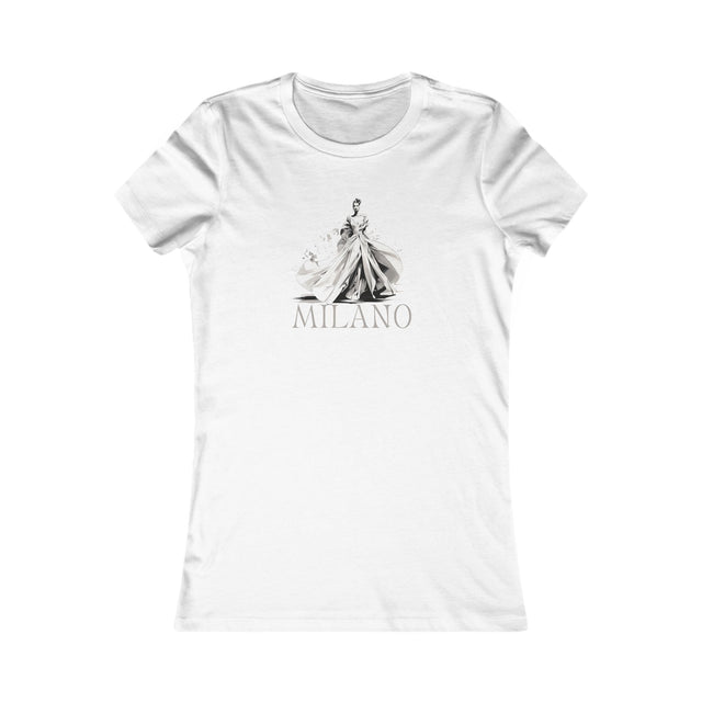 Milano Fashion Illustration Tee, Fashionista T-shirt, Fashionphile, Fashion crazy t-shirt, Italian Fashion Tee, Fashion Lover shirt