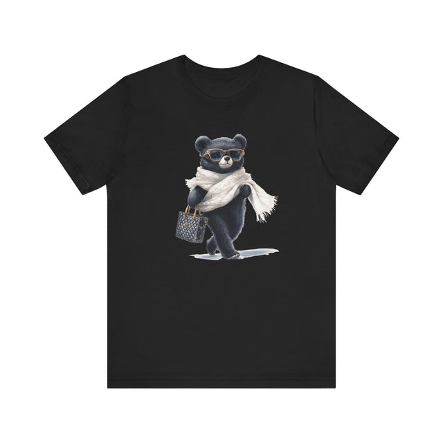 Fashionista Bear T-Shirt, Fashion Bear too, Fashion Gift, Gift For Her