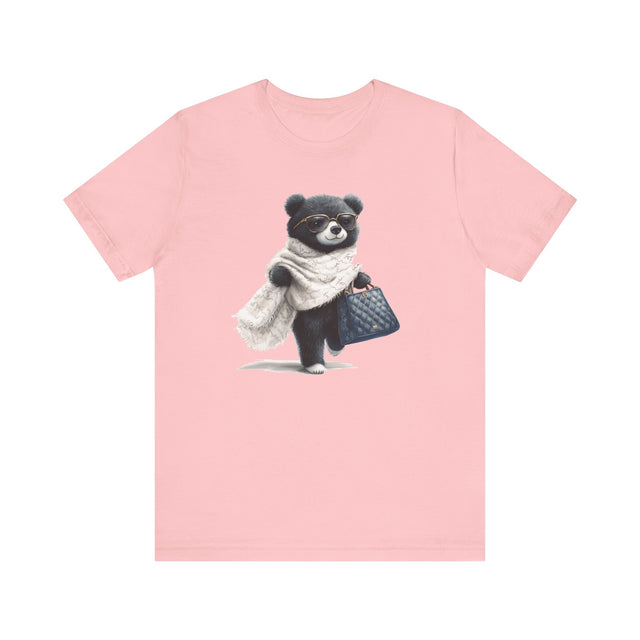 Coco Bear T-Shirt, Fashionista Bear Tee, Great Gift for her, Adorable Fashion Gift