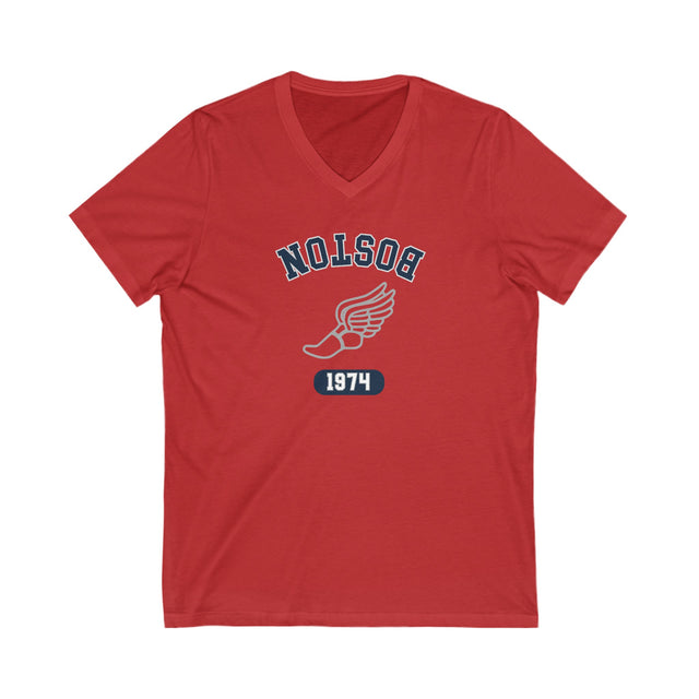 Boston 1974 Vintage Athletic Winged Foot T-Shirt