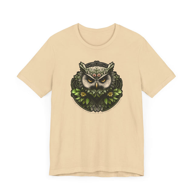 Owl Nature is Full of Genius T-shirt, H.D. Thoreau Shirt