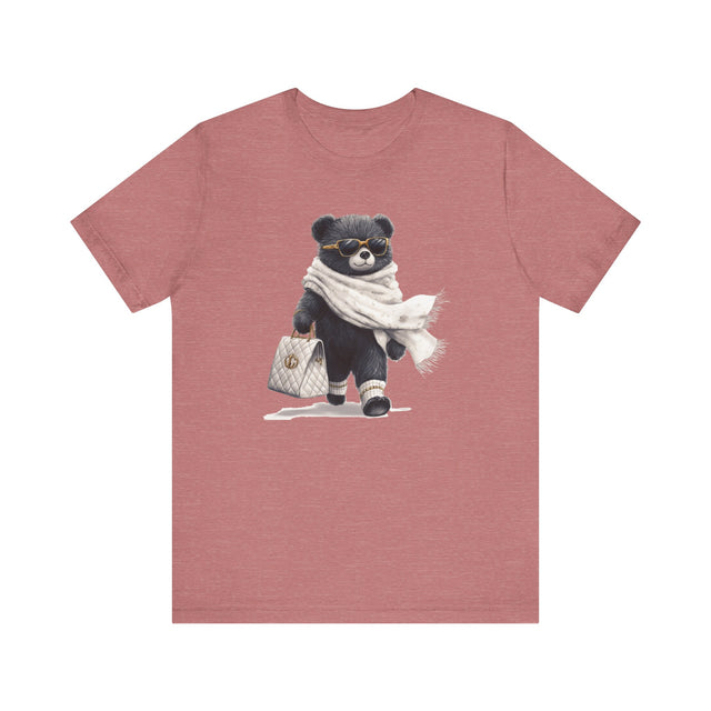 Fashionista Bear T-Shirt, 5th Ave Fashion Bear, Adorable Fashion gift