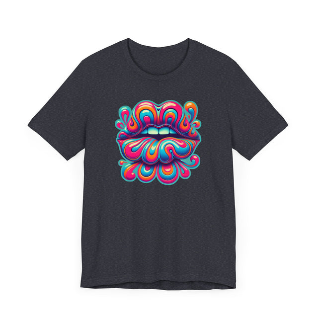 Psychedelic Blue Lips T-shirt