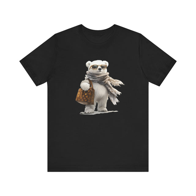 Louis Bear T-Shirt, Fashion Icon Bear T-Shirt, Fashionista Gift