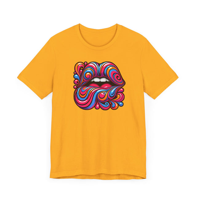 Melting Lips Psychedelic T-shirt