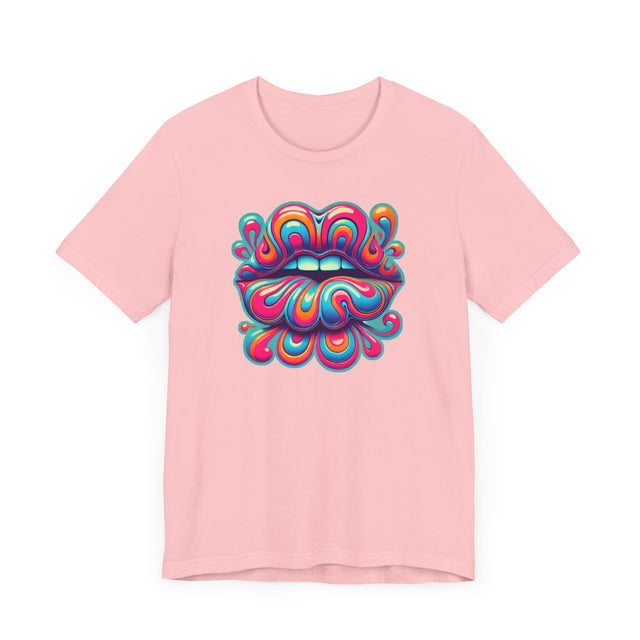 Psychedelic Blue Lips T-shirt