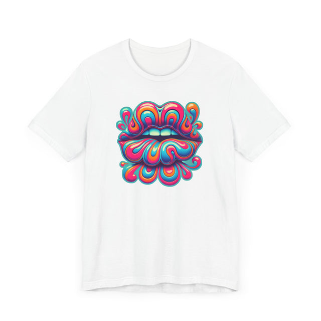 Psychedelic Blue Lips T-shirt