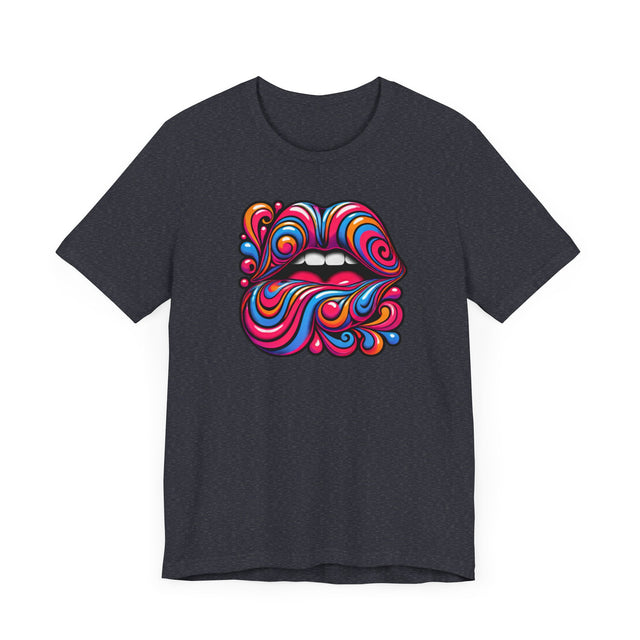 Melting Lips Psychedelic T-shirt