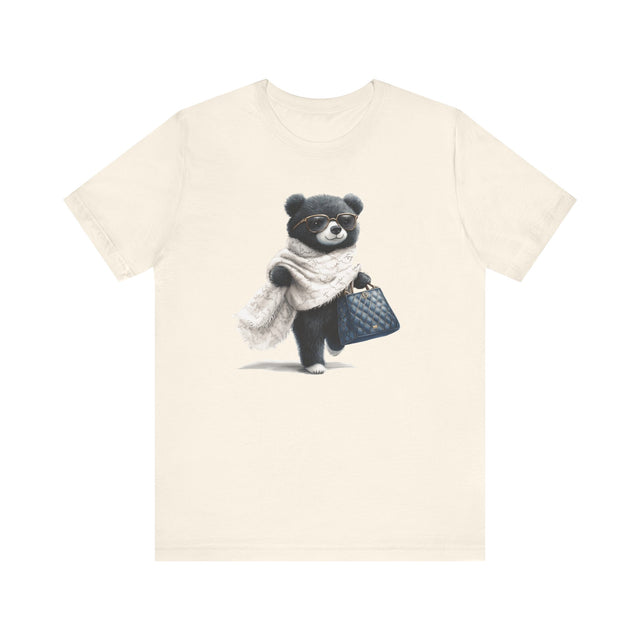 Coco Bear T-Shirt, Fashionista Bear Tee, Great Gift for her, Adorable Fashion Gift