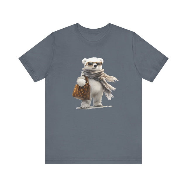 Louis Bear T-Shirt, Fashion Icon Bear T-Shirt, Fashionista Gift