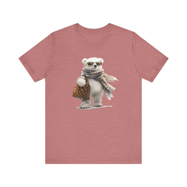 Louis Bear T-Shirt, Fashion Icon Bear T-Shirt, Fashionista Gift