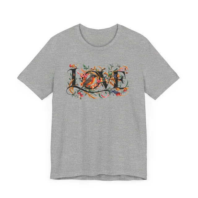 Love Bird Robin T-shirt, Bird Lover T shirt