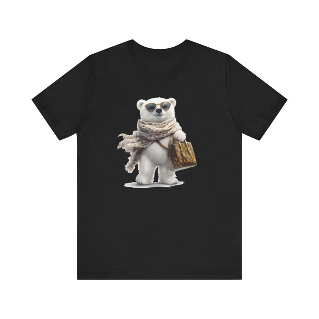 Louis Bear too Tee, Fashion Teddy Bear T-Shirt, Fashion Gift For Her, Paris Fashion Bear