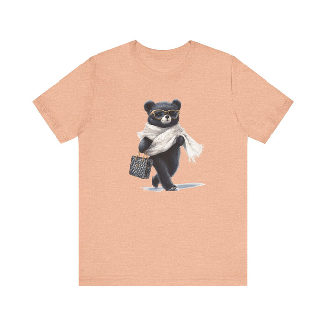 Fashionista Bear T-Shirt, Fashion Bear too, Fashion Gift, Gift For Her