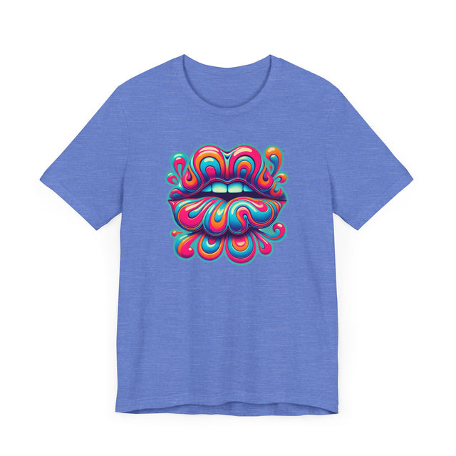 Psychedelic Blue Lips T-shirt