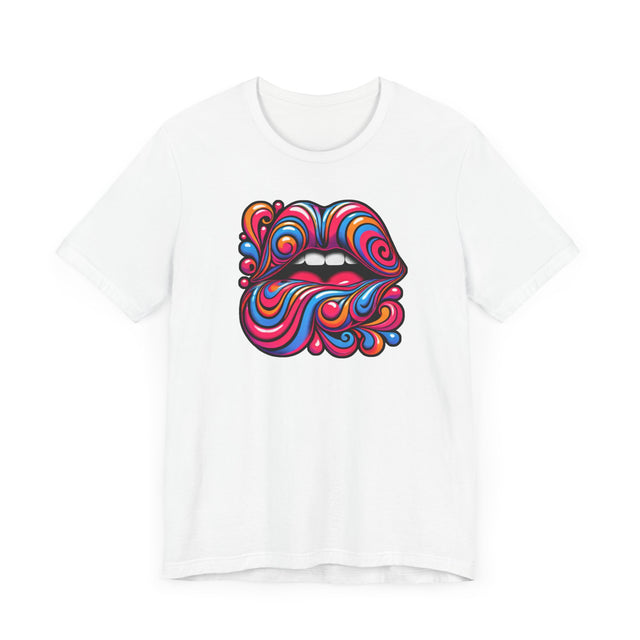 Melting Lips Psychedelic T-shirt