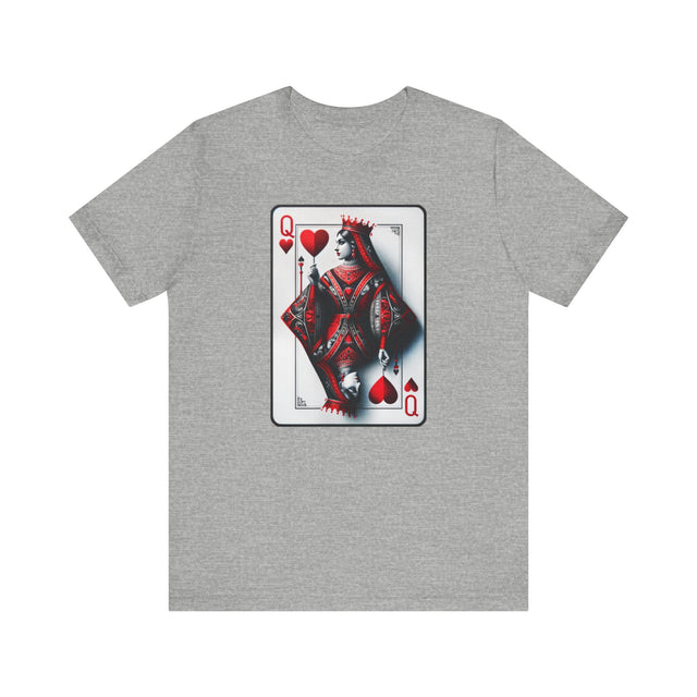 Queen of Hearts,Playing card shirt,Mothers Day Gift,Mystical Cards Tee,Valentine's Gift,Gift for her,New Mom Gift,Gift for Wife,Poker shirt