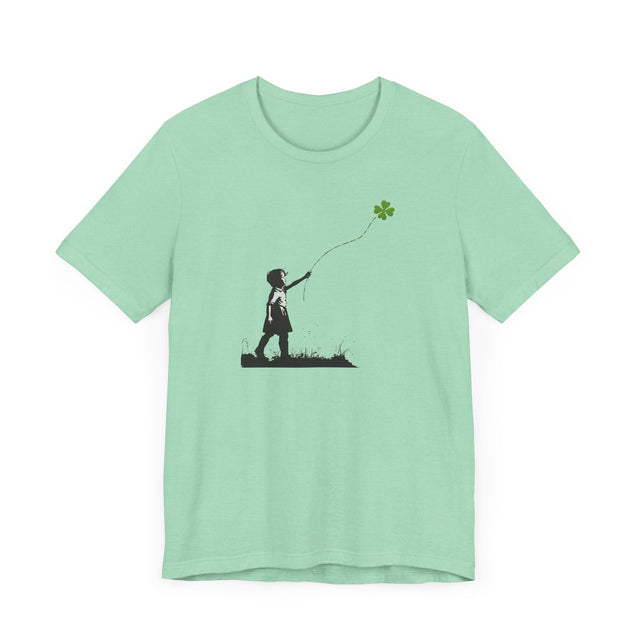 4-Leafed Clover Kite Tee, St Patrick's Day T-shirt