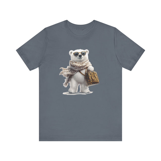 Louis Bear too Tee, Fashion Teddy Bear T-Shirt, Fashion Gift For Her, Paris Fashion Bear