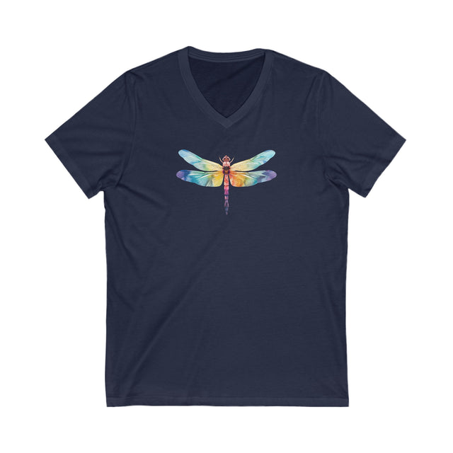 Rainbow Dragonfly,Dragonfly lover,Insect fan,Pride Shirt,LGBTQ,Queer,Rainbow Animals,V-Neck Tee