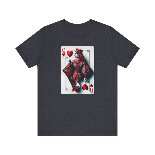 Queen of Hearts,Playing card shirt,Mothers Day Gift,Mystical Cards Tee,Valentine's Gift,Gift for her,New Mom Gift,Gift for Wife,Poker shirt