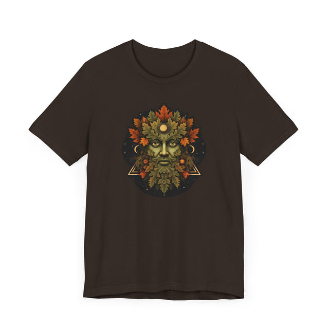 Green Man Fall Tee, Autumn T-shirt