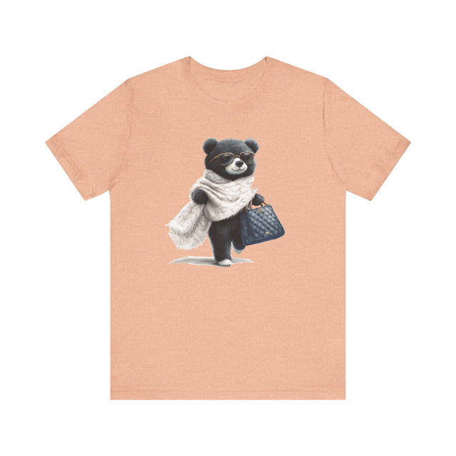 Coco Bear T-Shirt, Fashionista Bear Tee, Great Gift for her, Adorable Fashion Gift