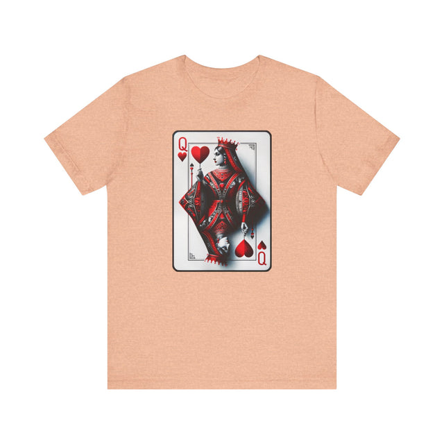 Queen of Hearts,Playing card shirt,Mothers Day Gift,Mystical Cards Tee,Valentine's Gift,Gift for her,New Mom Gift,Gift for Wife,Poker shirt