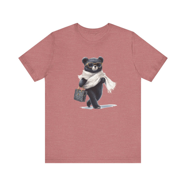 Fashionista Bear T-Shirt, Fashion Bear too, Fashion Gift, Gift For Her