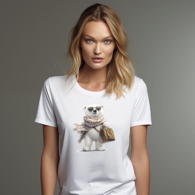 Louis Bear too Tee, Fashion Teddy Bear T-Shirt, Fashion Gift For Her, Paris Fashion Bear