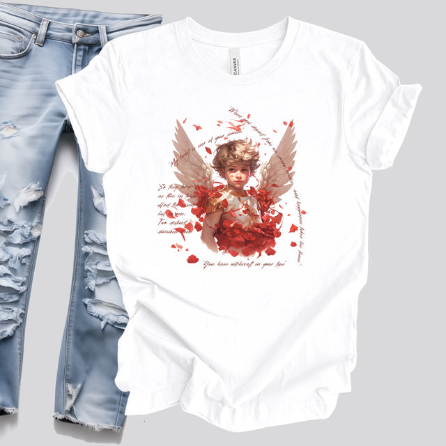 Shakespeare Valentine's Shirt, Hopeless romantic shirt, Shakespeare geek shirt, Cupid Tee