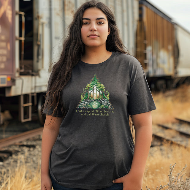 Nature is my church Tee, Nature T-shirt